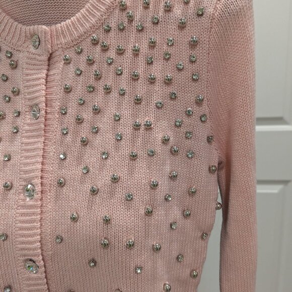 Boston Proper Blush Pink Embellished Sweater XXS - Picture 6 of 7